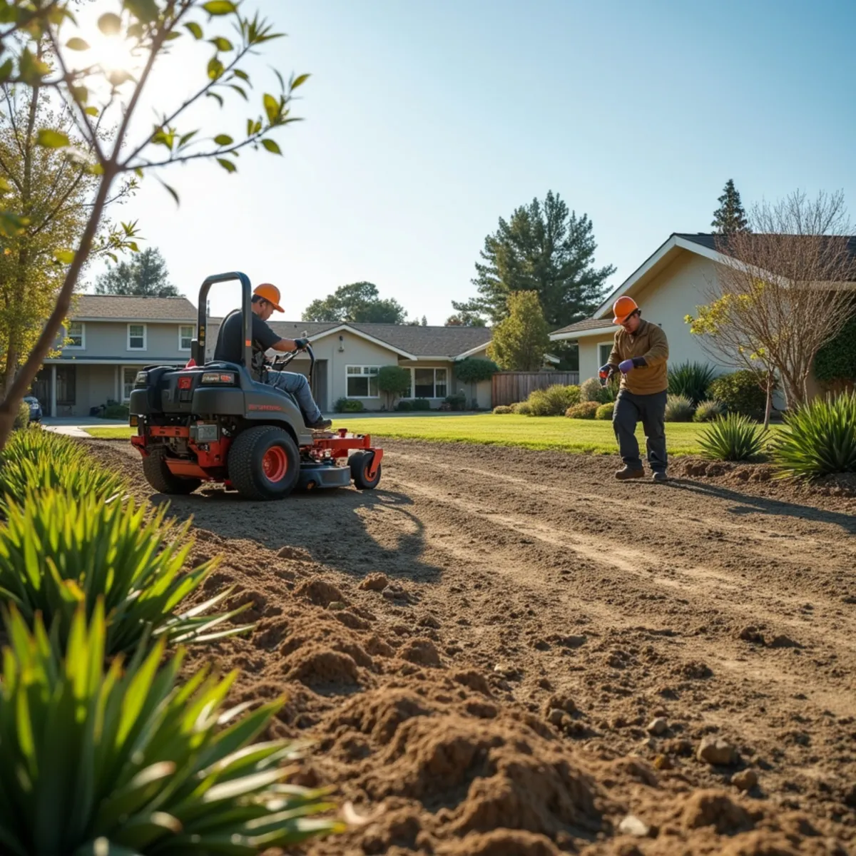 Mowed and cleared lot in Grover Beach ready ahead of the weed-abatement deadline