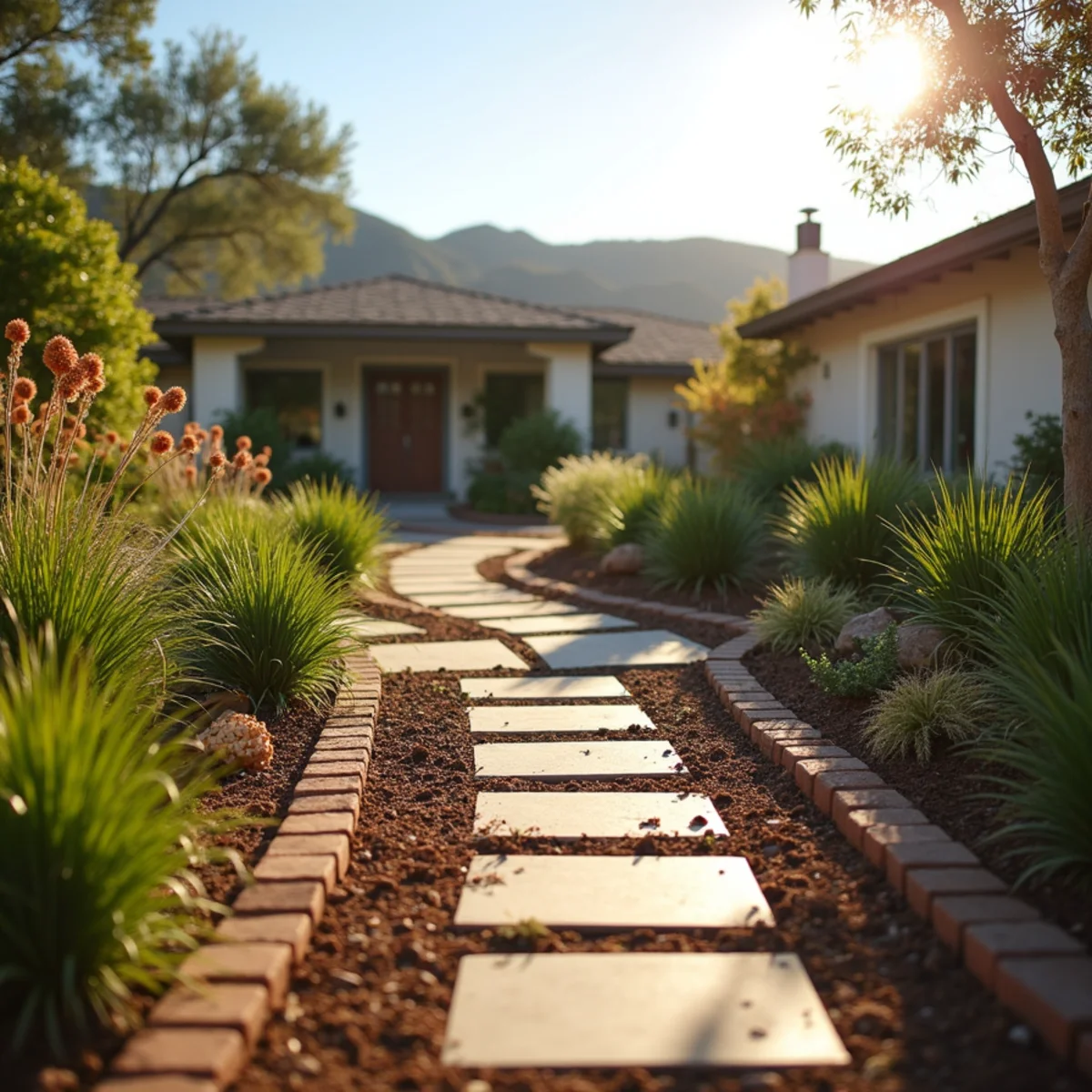 Drought-tolerant landscape design-build project in Los Osos, California