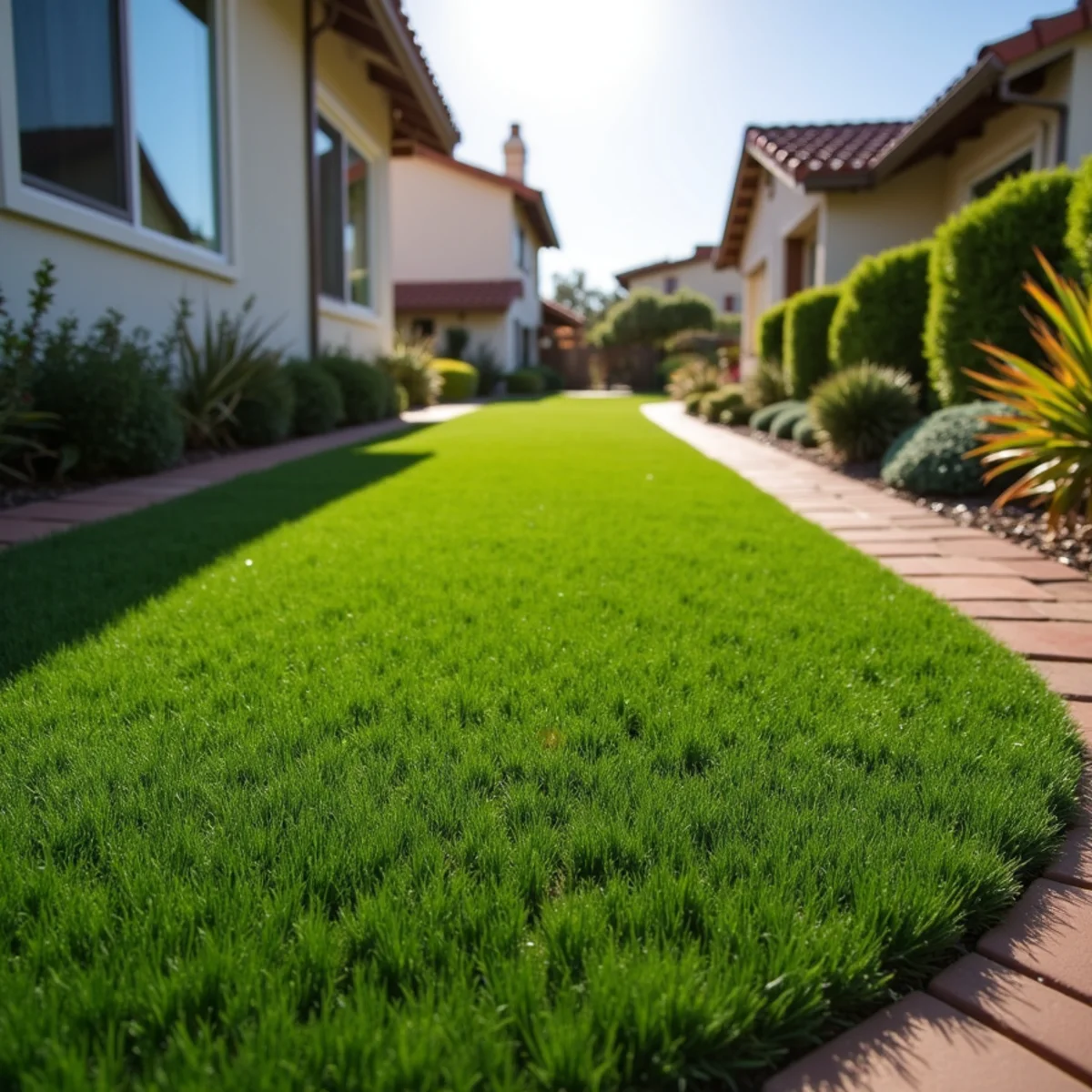 Vacation-rental turf lawn, Cayucos