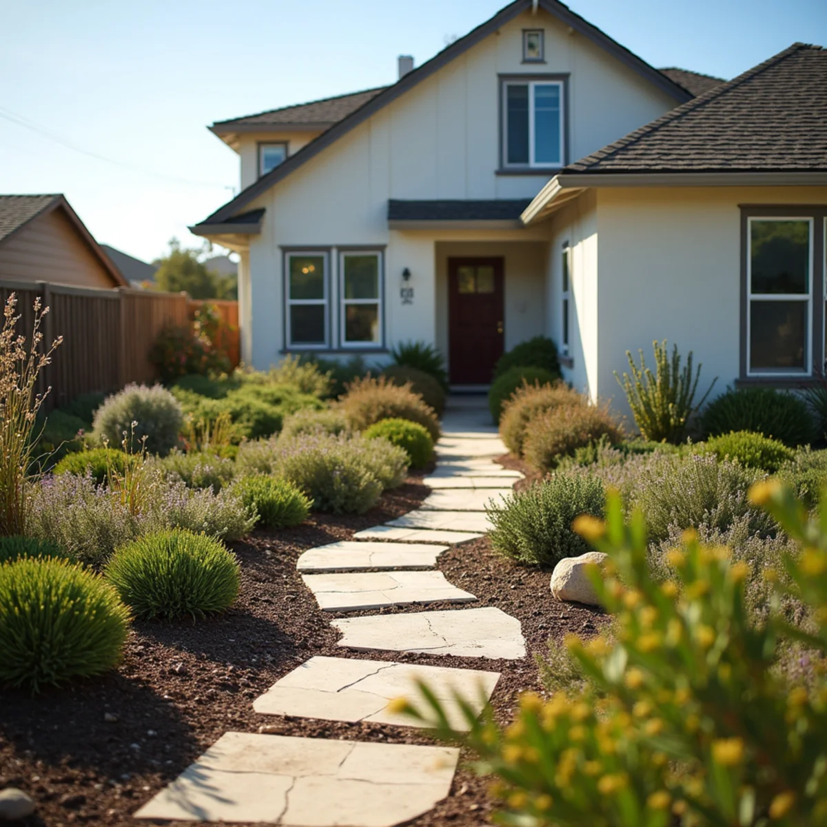 Water-wise landscaping project in Cayucos, CA by Kestrel Landscapes
