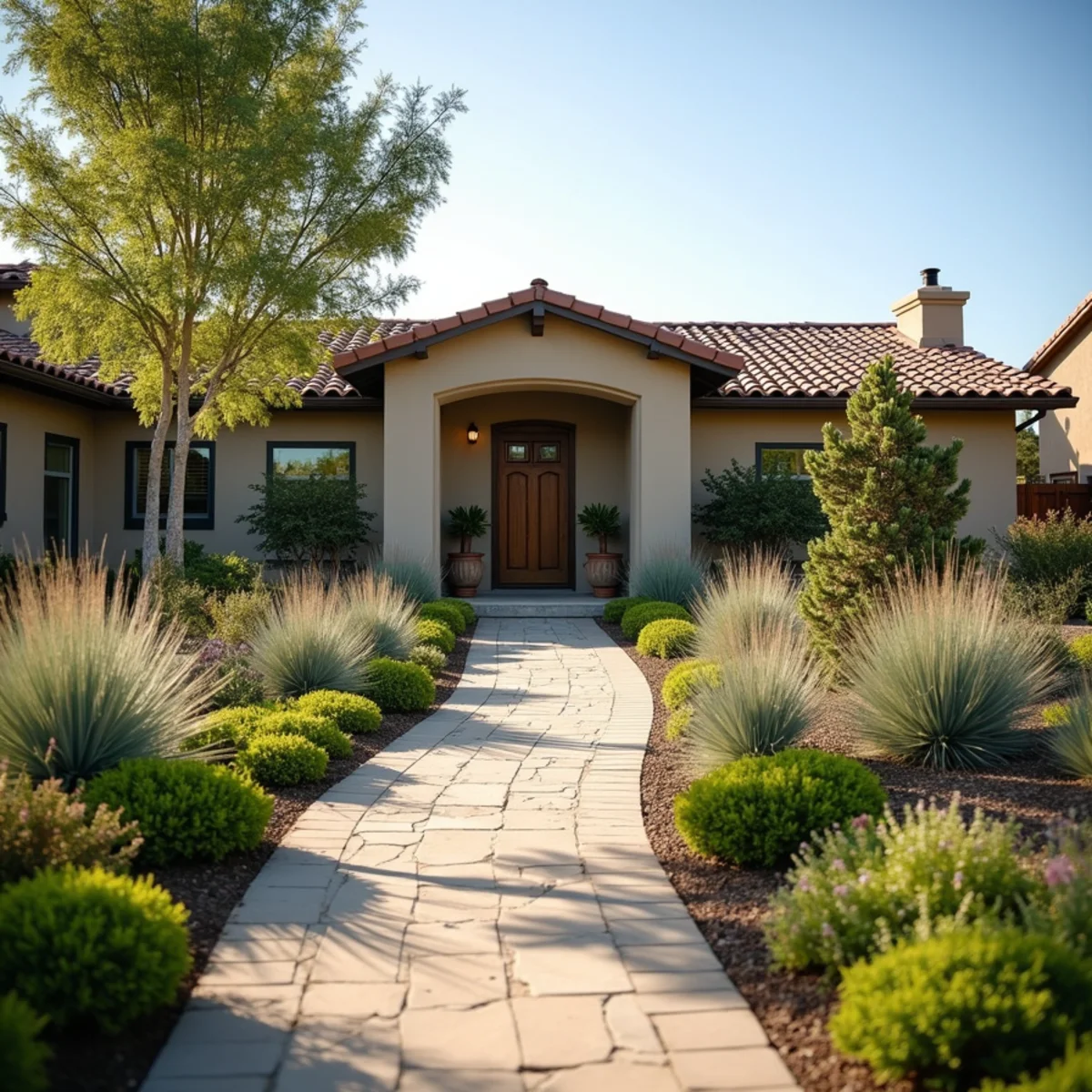 Water-wise landscaping project in Edna Valley, CA by Kestrel Landscapes
