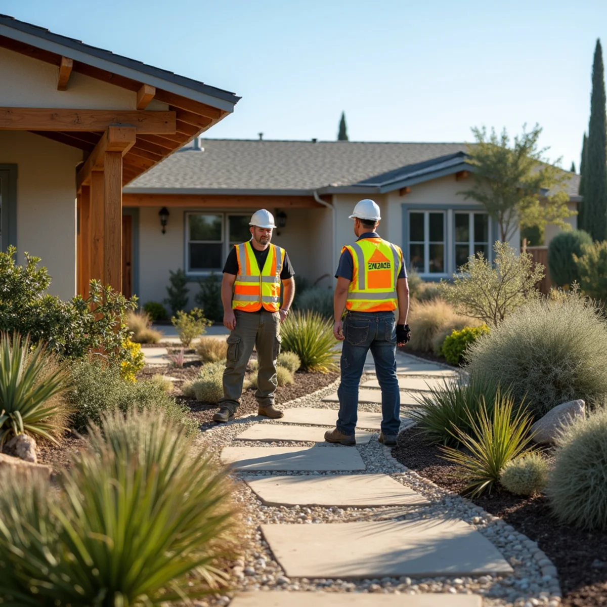 Water-wise landscaping project in Gonzales, CA by Kestrel Landscapes