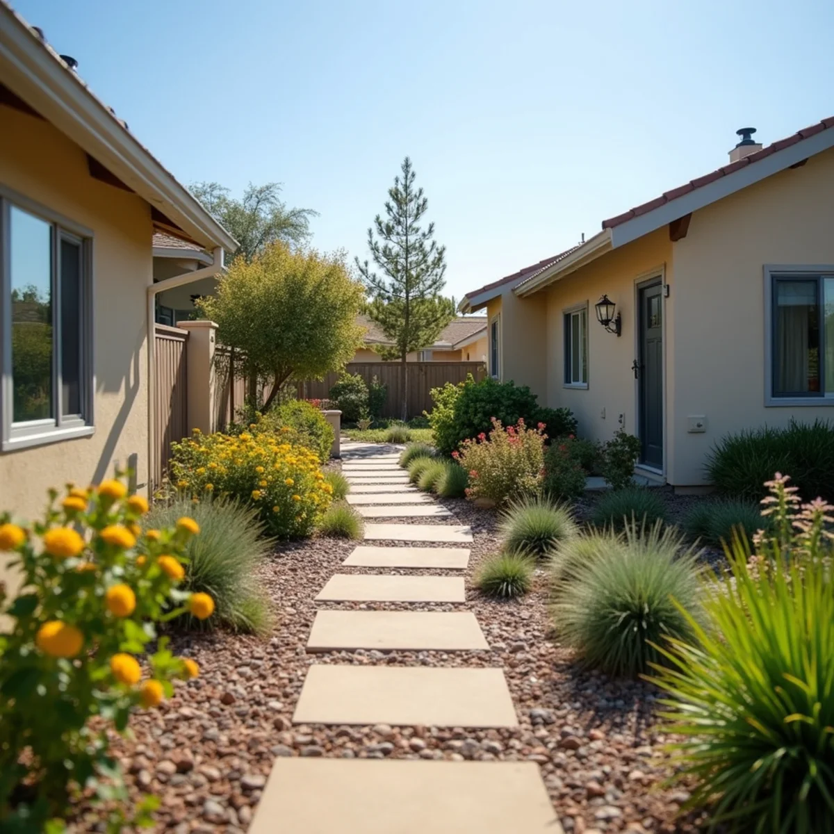 Water-wise landscaping project in Greenfield, CA by Kestrel Landscapes