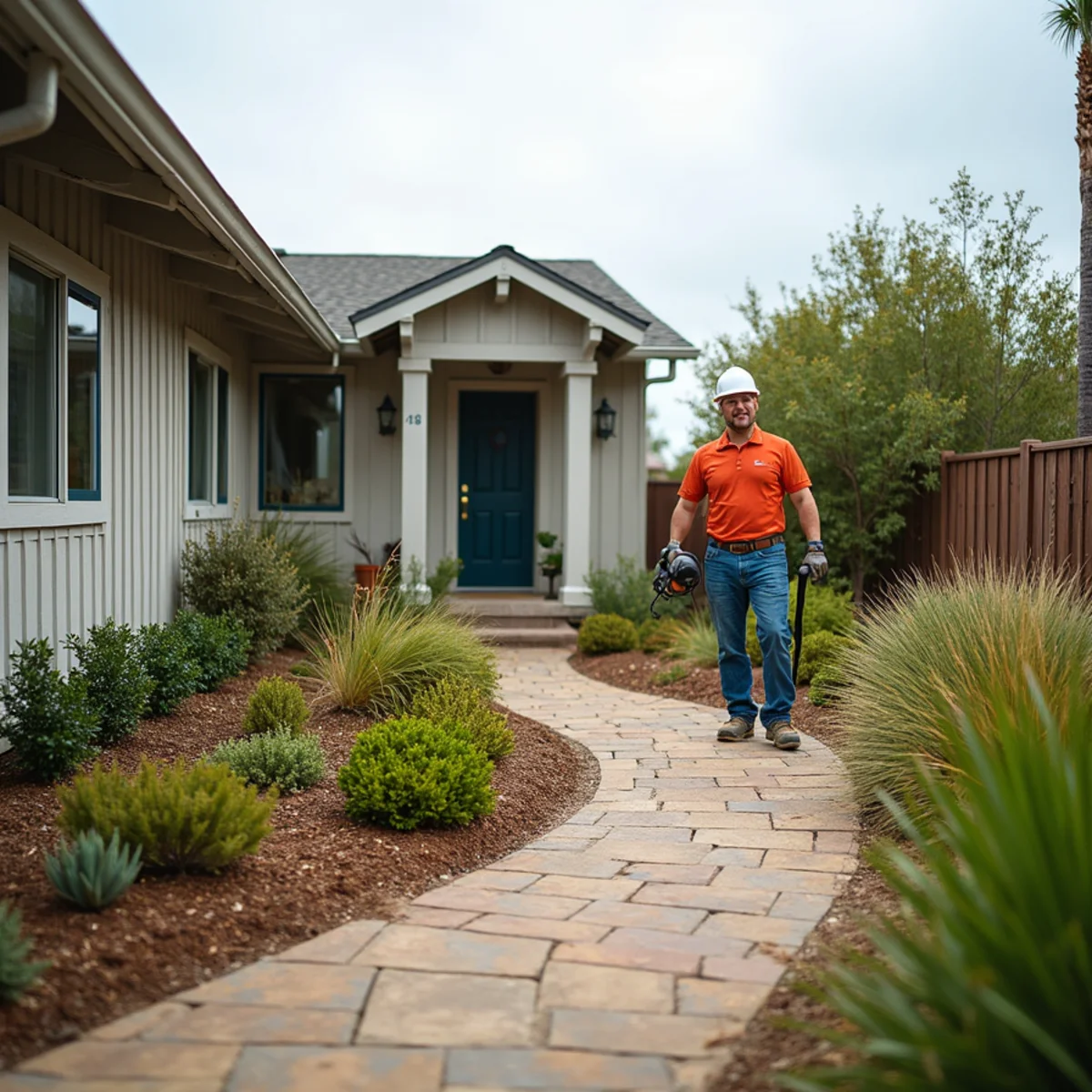 Water-wise landscaping project in Grover Beach, CA by Kestrel Landscapes