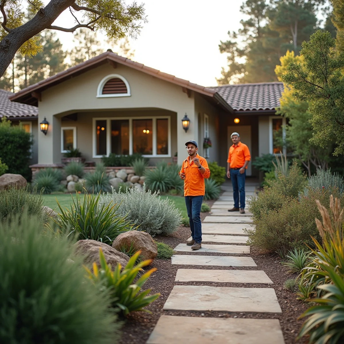 Water-wise landscaping project in Hope Ranch, CA by Kestrel Landscapes