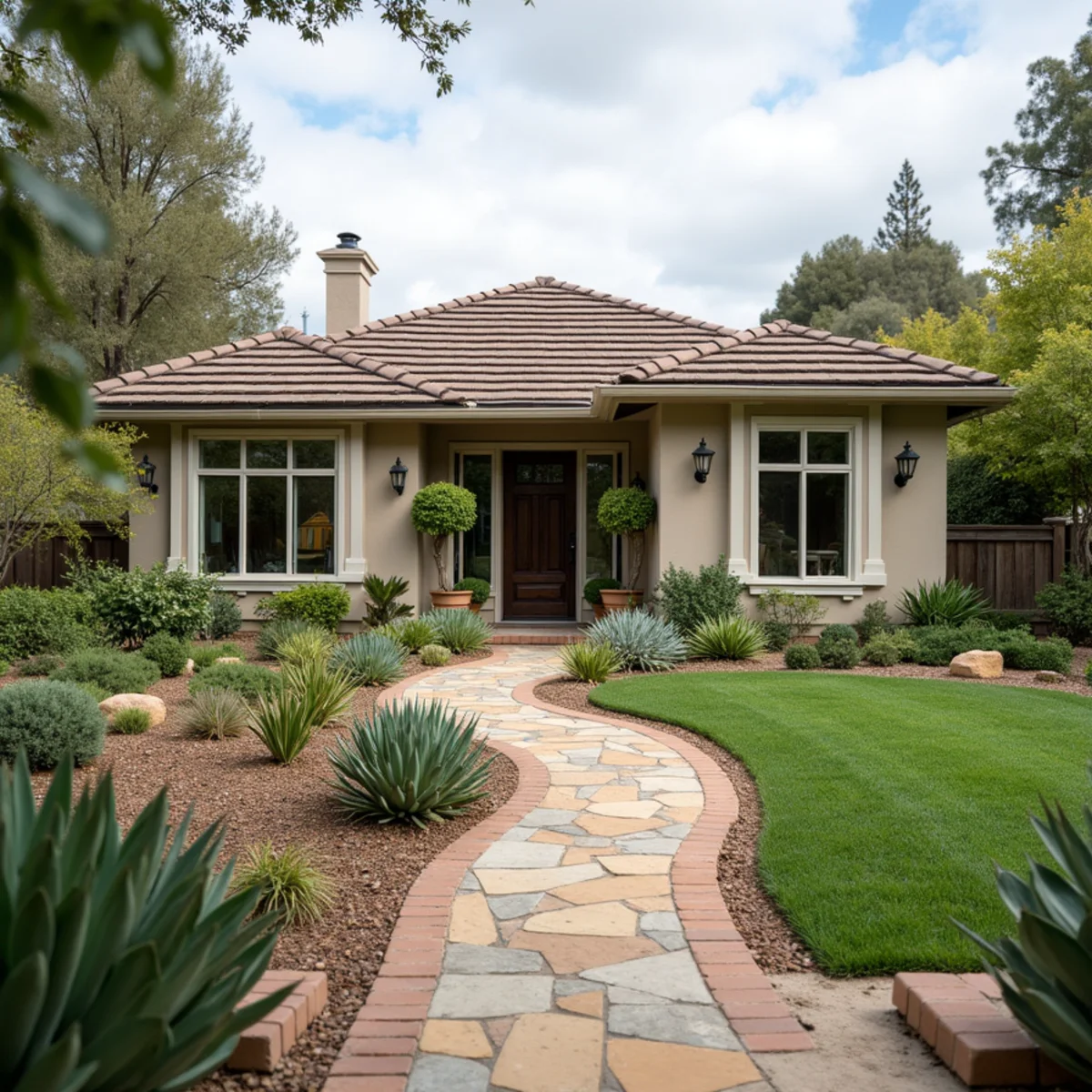 Water-wise landscaping project in Orcutt, CA by Kestrel Landscapes
