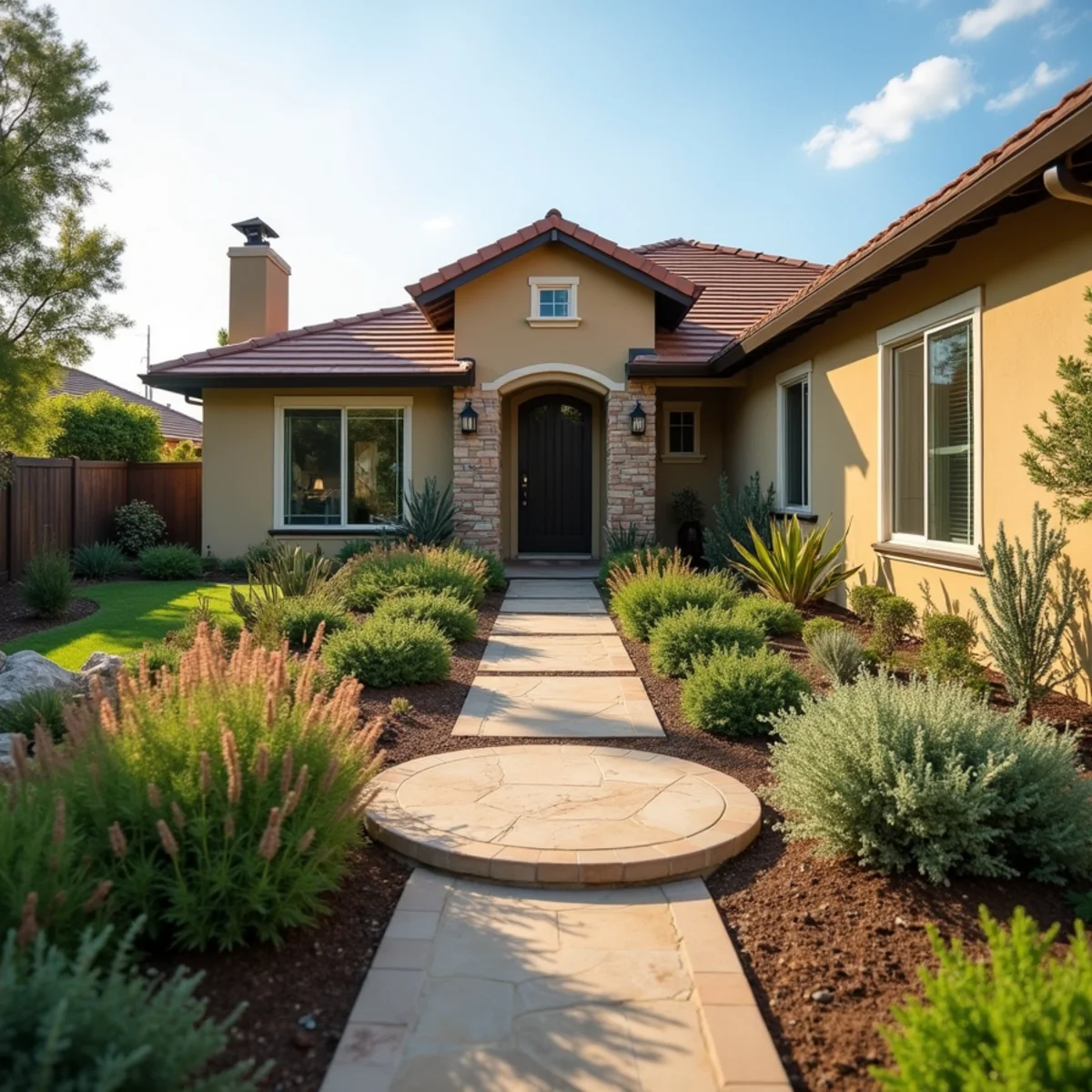 Water-wise landscaping project in Paso Robles, CA by Kestrel Landscapes