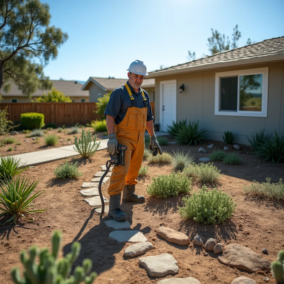 Water-wise landscaping project in Salinas (South/East Fringe), CA by Kestrel Landscapes