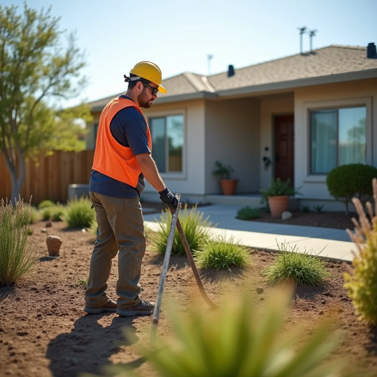 Water-wise landscaping project in San Lucas, CA by Kestrel Landscapes