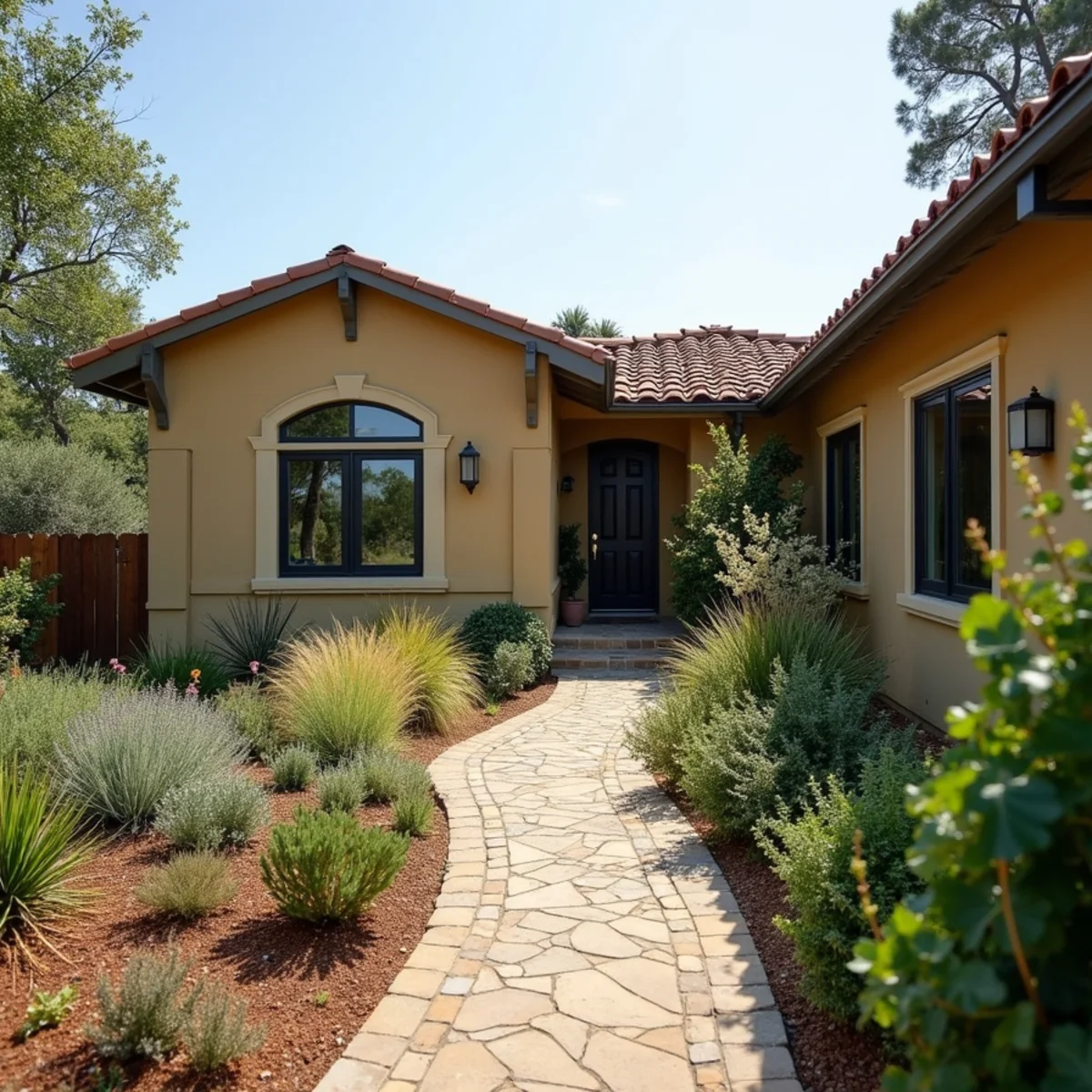 Water-wise landscaping project in San Simeon, CA by Kestrel Landscapes