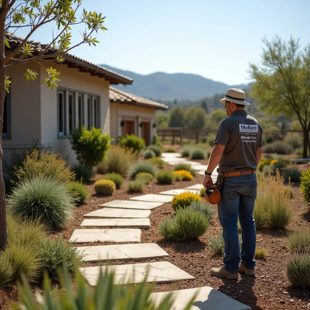 Water-wise landscaping project in Santa Ynez, CA by Kestrel Landscapes