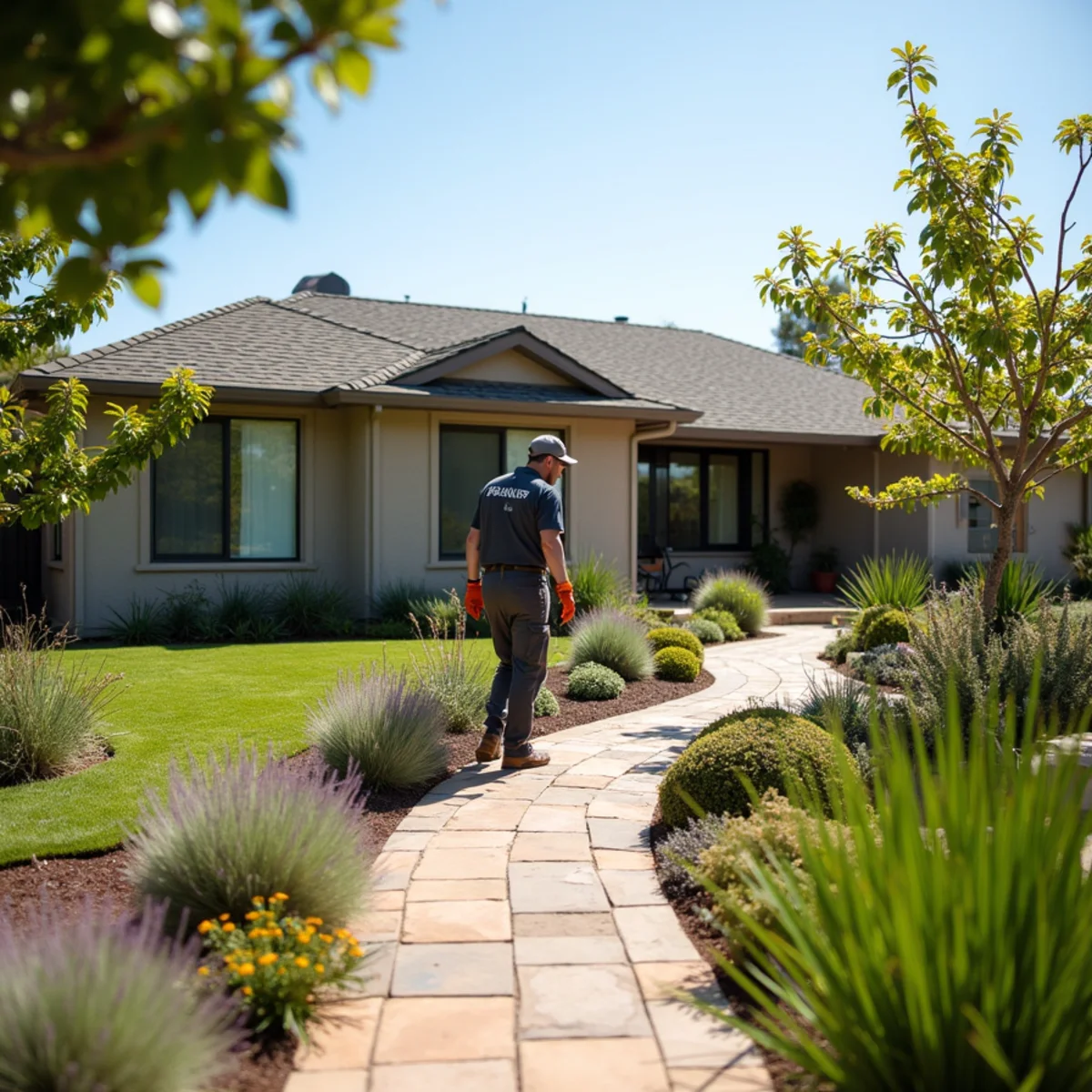Water-wise landscaping project in Vandenberg Village, CA by Kestrel Landscapes